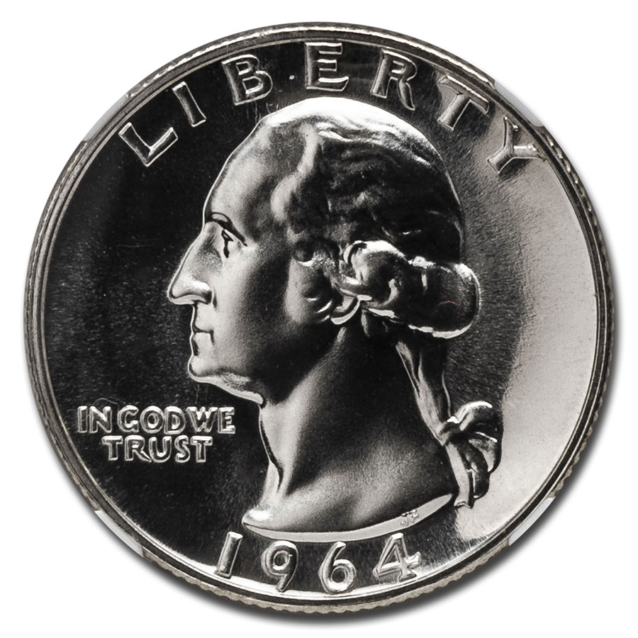 1964 Proof Washington Silver Quarter