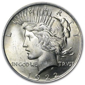 1922 Peace Dollar