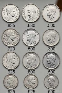 silver coin purity changes over time